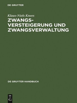cover image of Zwangsversteigerung und Zwangsverwaltung